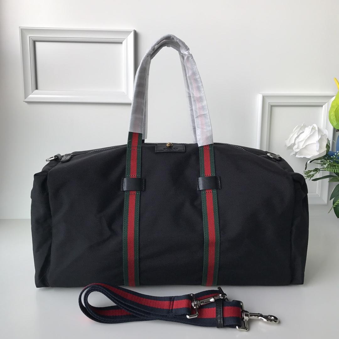 Gucci Perfect Quality black canvas duffel bag GC06BM078