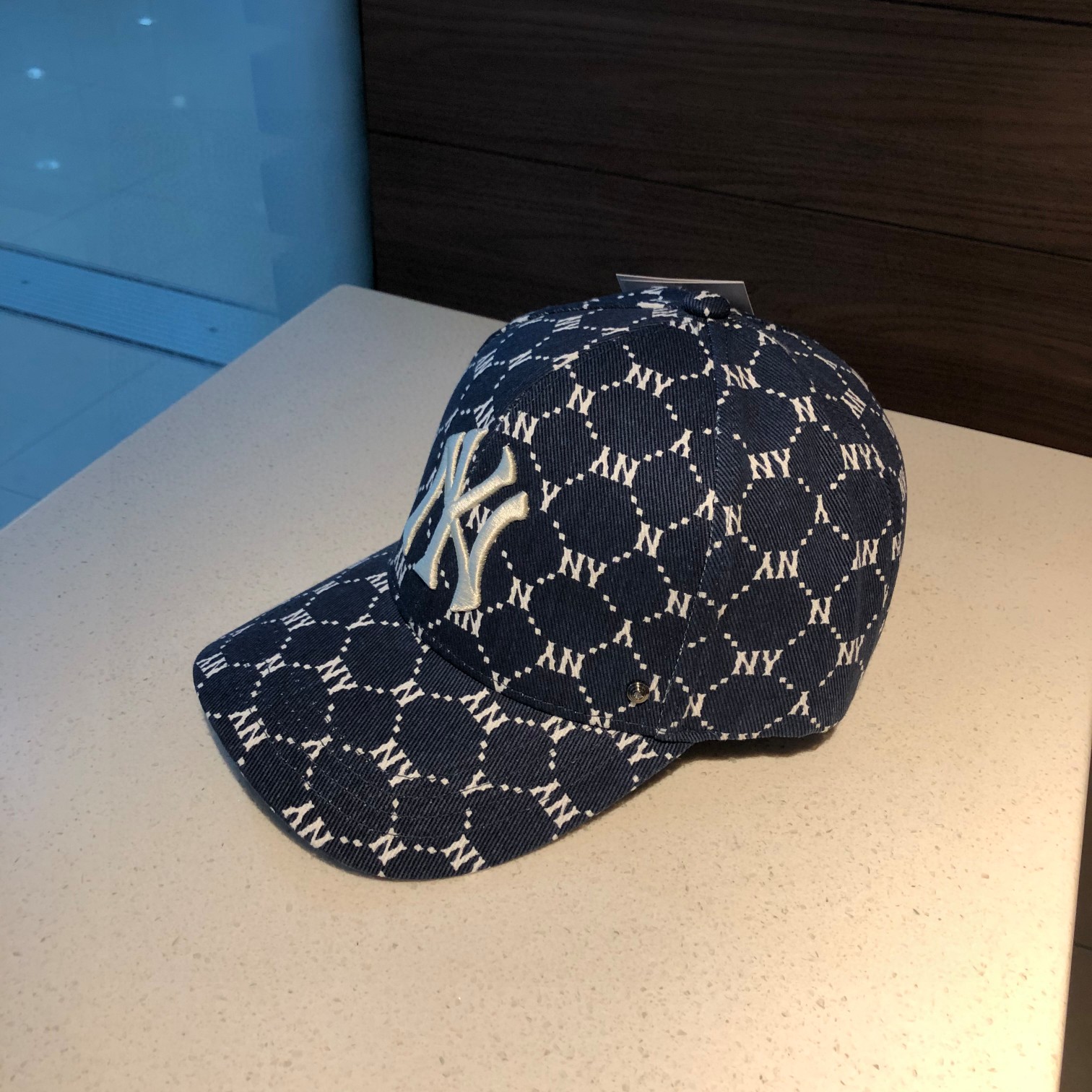 NY Hat in Royal blue