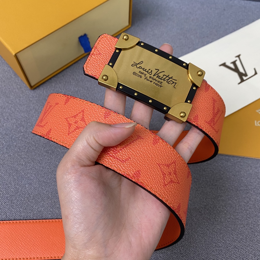 Louis Vuitton Belt in Orange