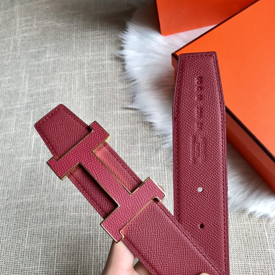 Hermes Belt in claret