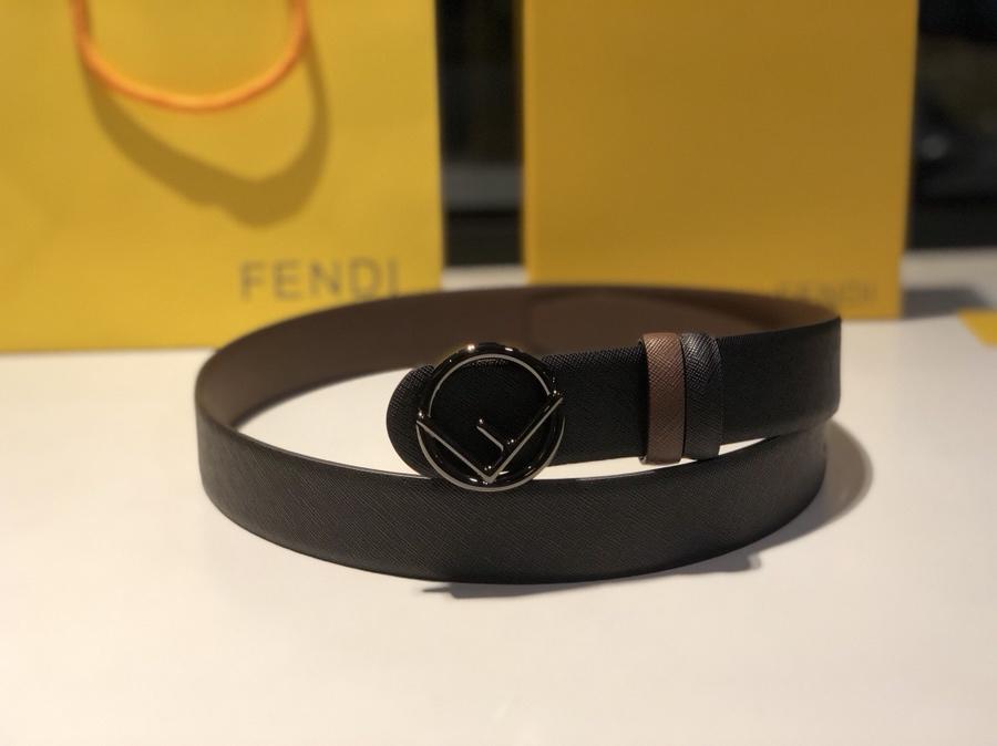 Black Fendi buckle belt ASS02065