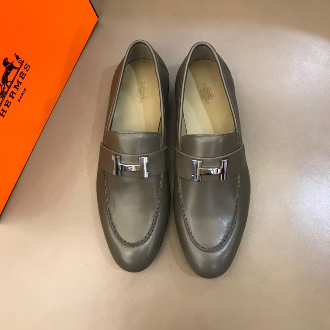 Hermes Loafer Paris in Gray