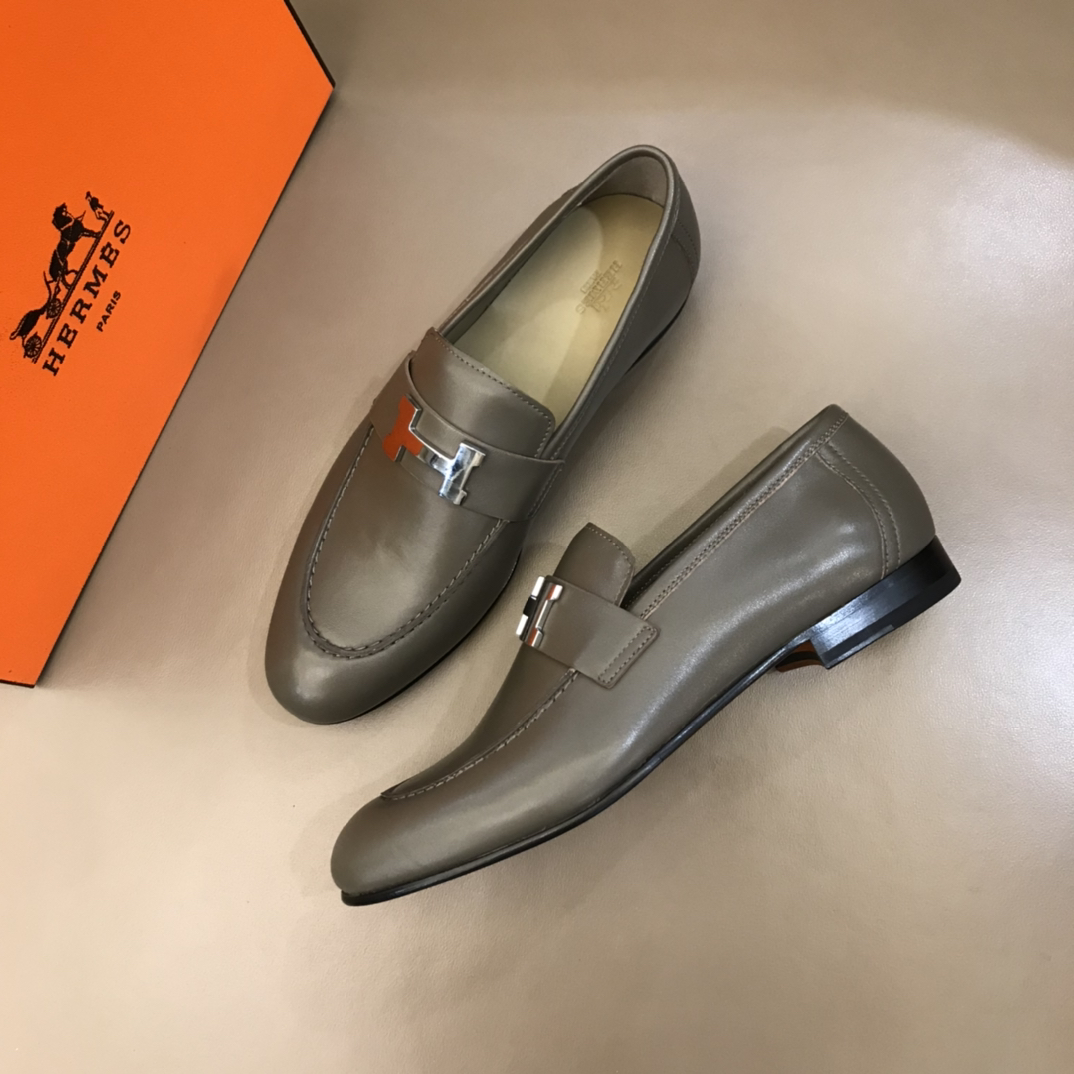 Hermes Loafer Paris in Gray