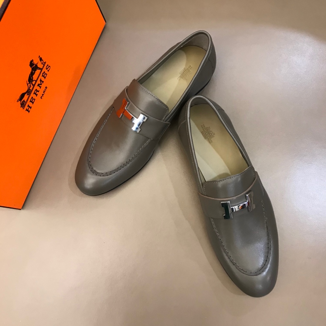 Hermes Loafer Paris in Gray