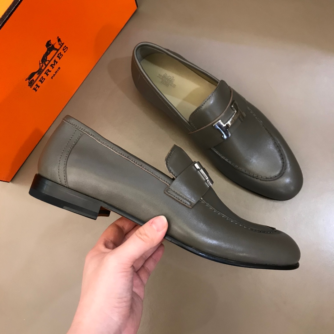 Hermes Loafer Paris in Gray