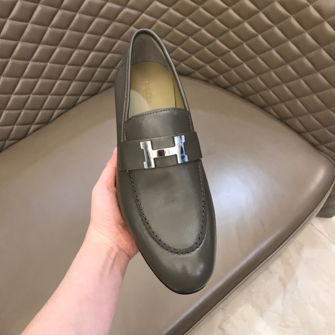 Hermes Loafer Paris in Gray