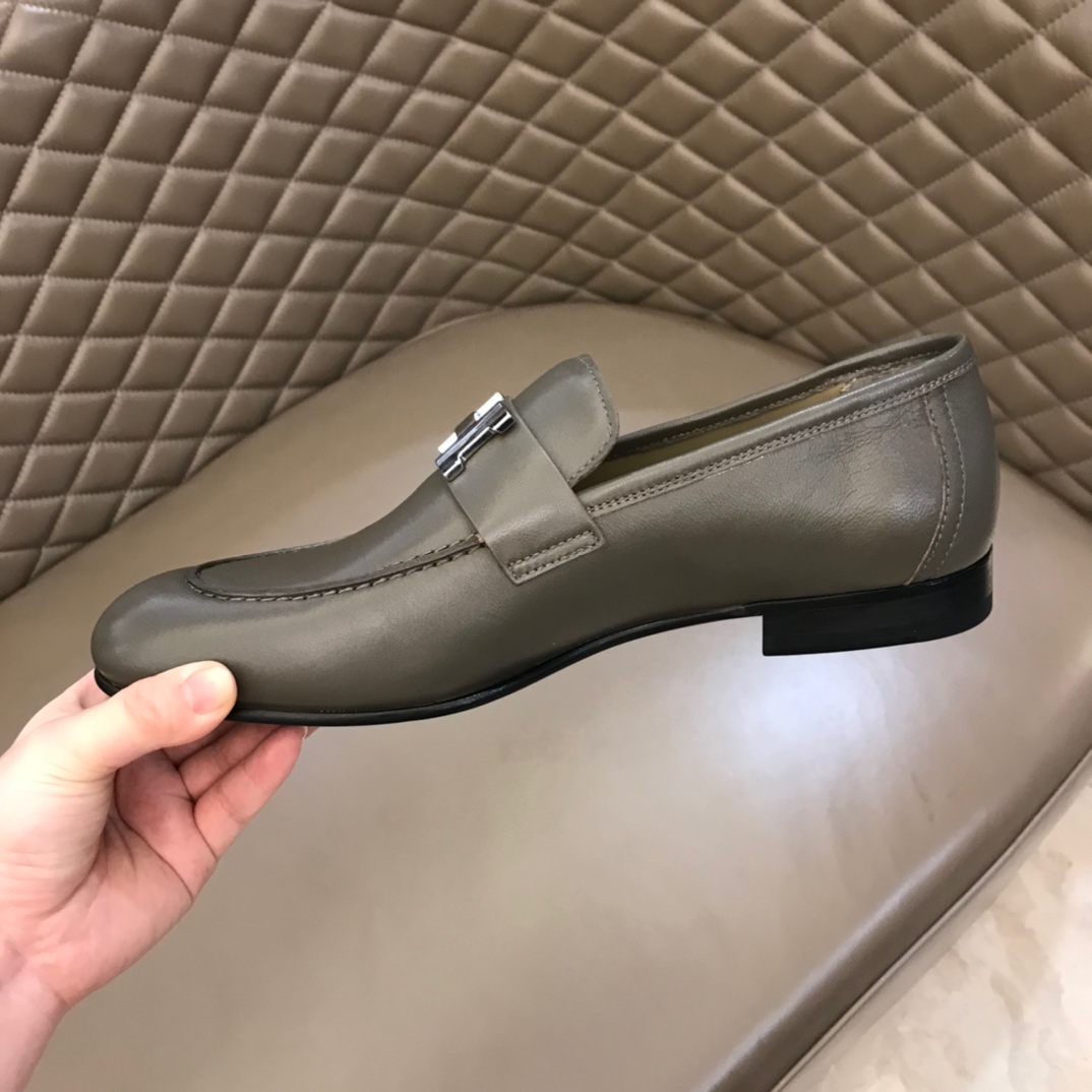 Hermes Loafer Paris in Gray