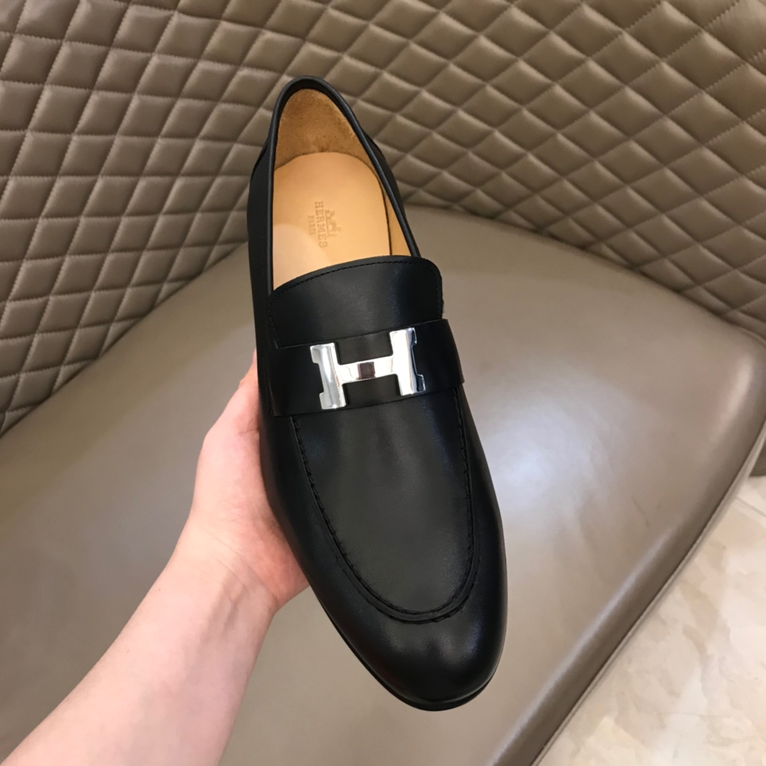 Hermes Loafer Paris in Black