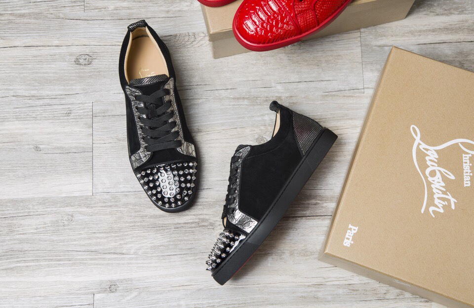 Christian Louboutin Sneaker Junior Spikes Flat