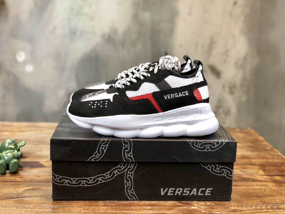 Versace Sneaker Chain Reaction in Black