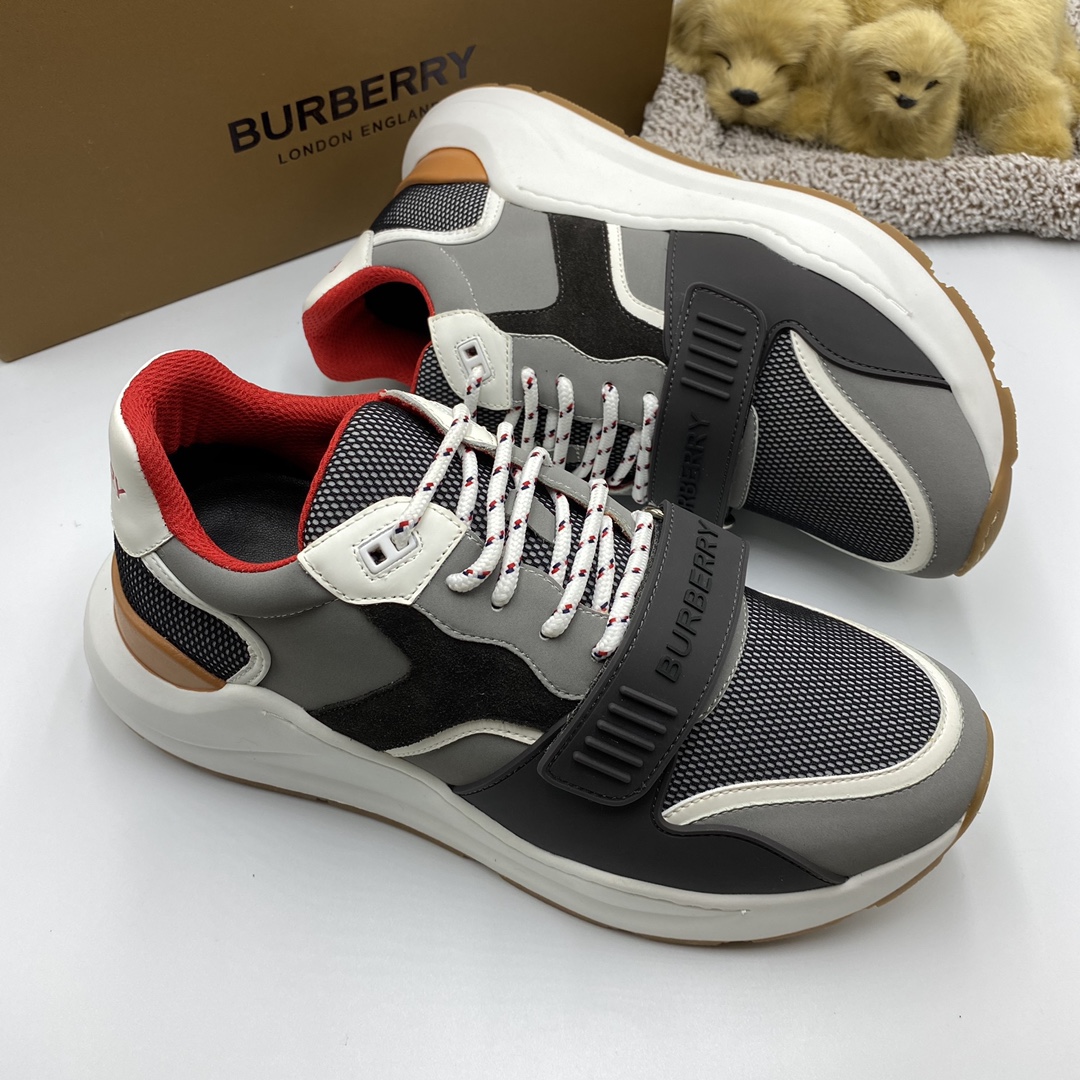BurBerry Sneaker in Grey with Black