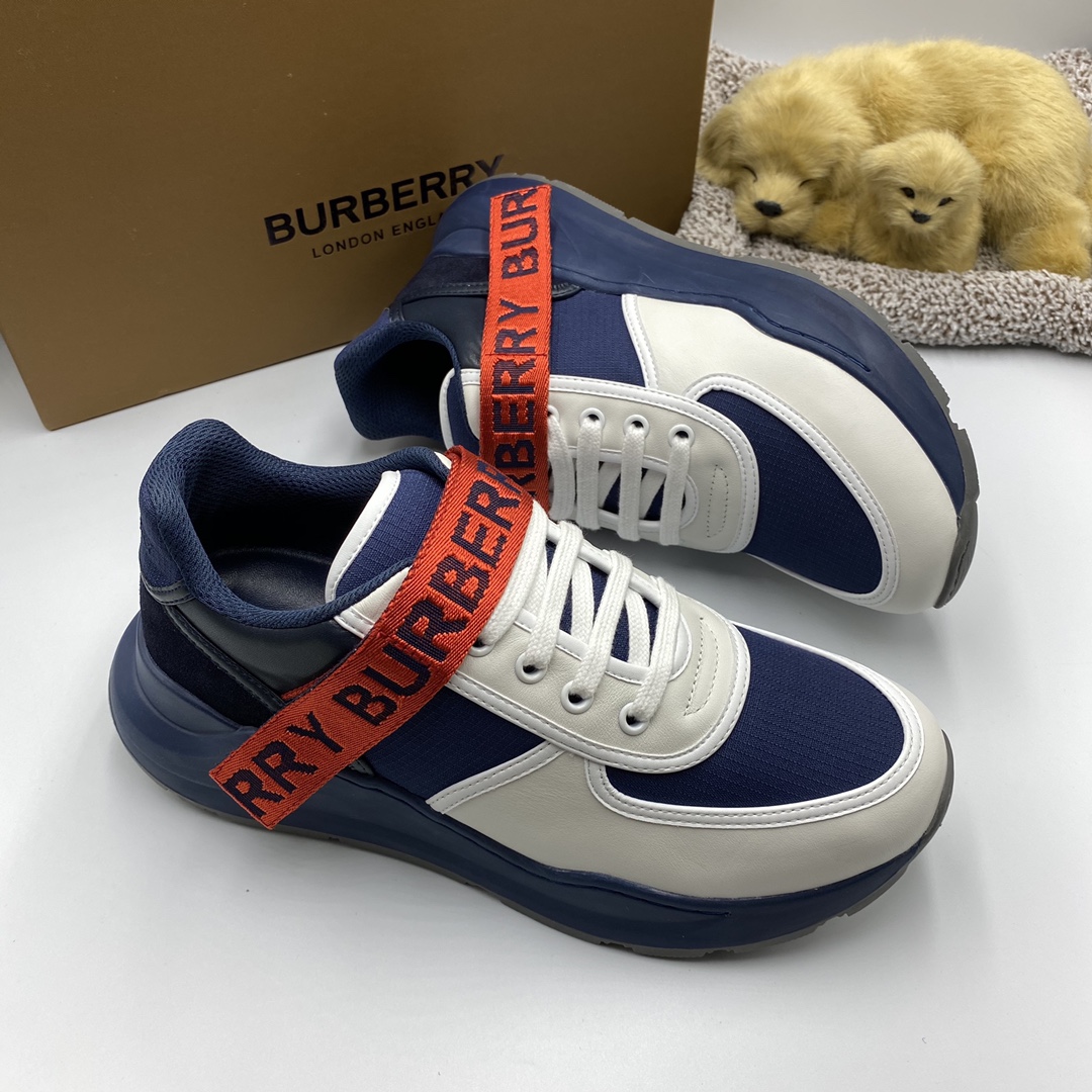 BurBerry Sneaker in Blue with White