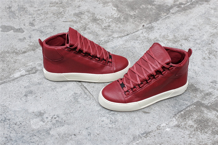 High Quality Balenciaga Holiday Collection High Sneakers Red