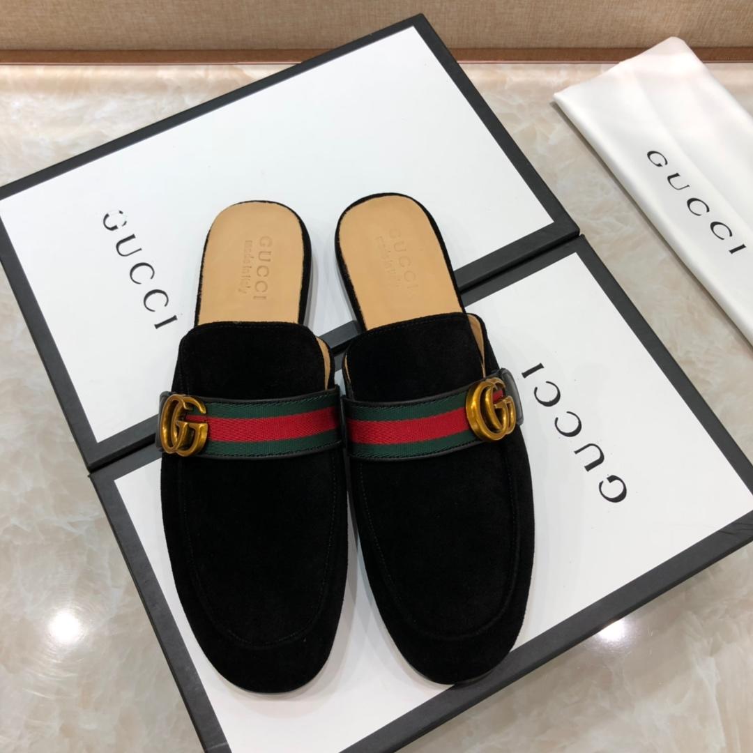 Gucci blackSlipper with double G MS07517