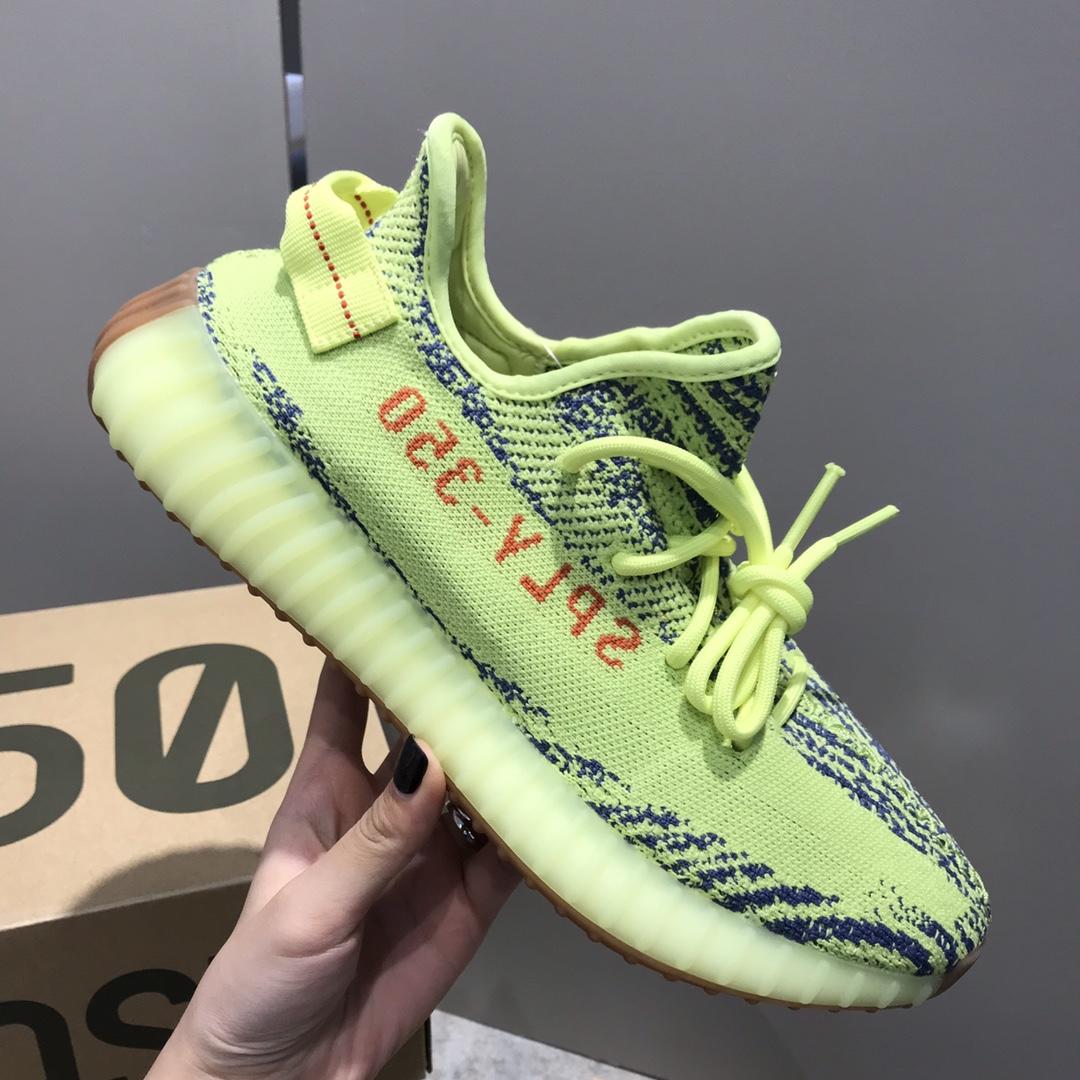 Adidas Yeezy Boost 350 V2  Semi Frozen Yellow Perfect Quality Sneakers MS09020