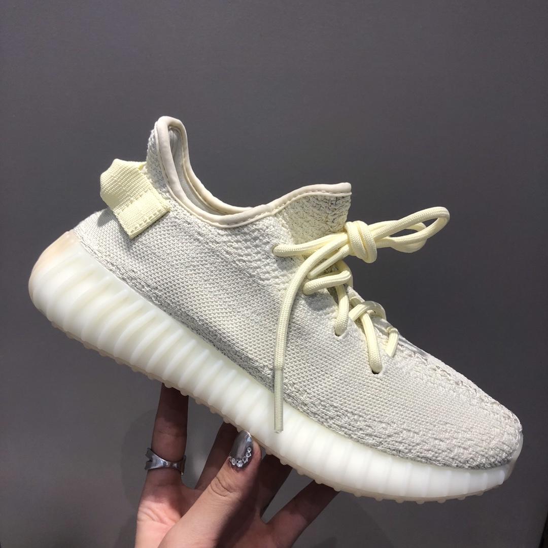 Adidas Yeezy Boost 350 V2  Ice Yellow Shoes MS09013