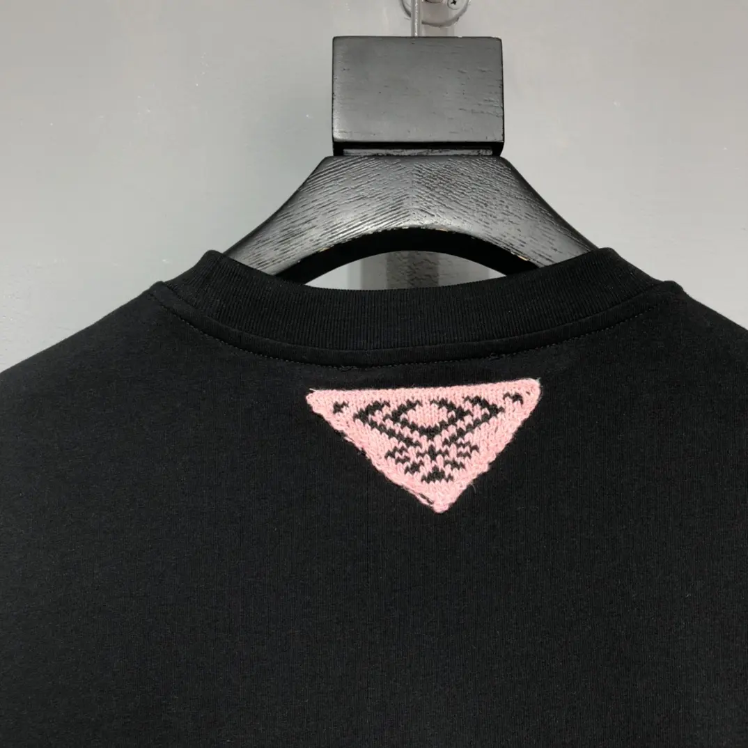 PRADA 2022SS fashion T-shirt in black