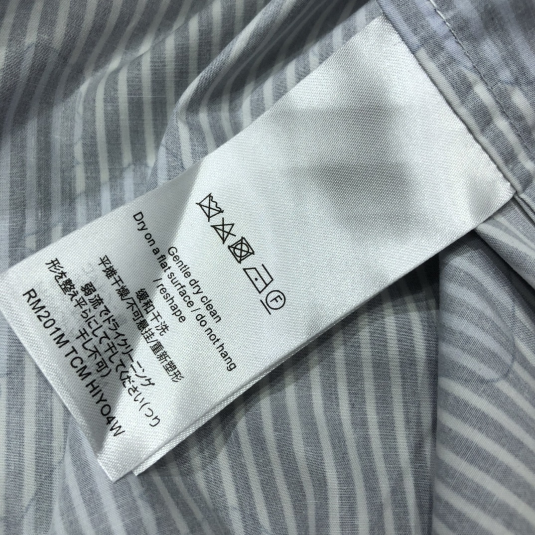 Louis Vuitton Shirt Monogram Buttoned in Blue