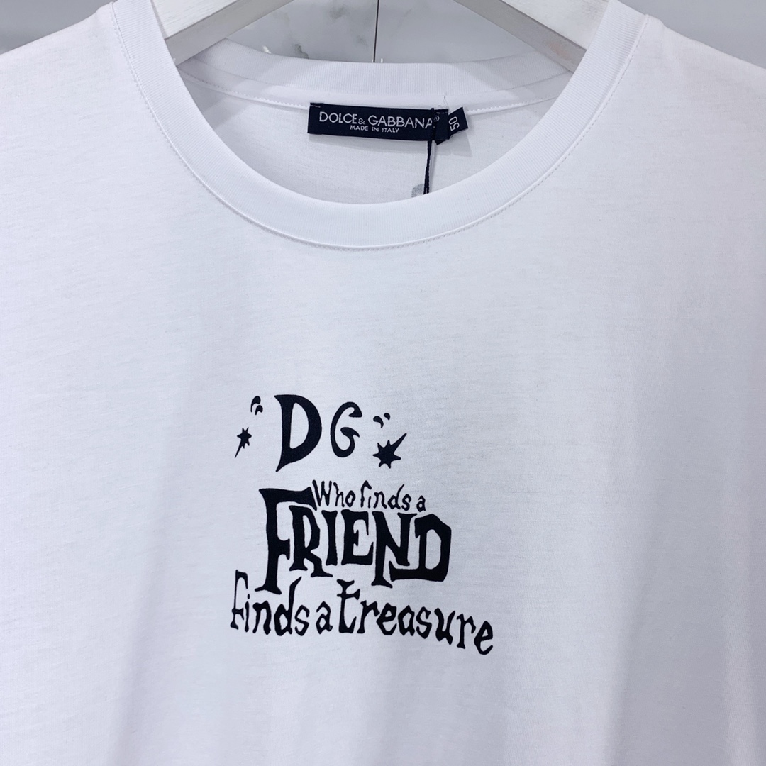 Dolce&Gabbana T-shirt Printed Cotton in White