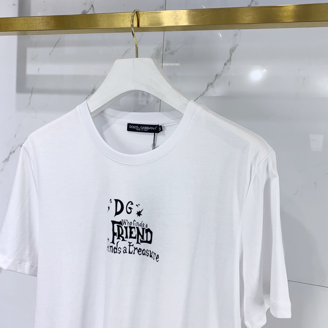 Dolce&Gabbana T-shirt Printed Cotton in White