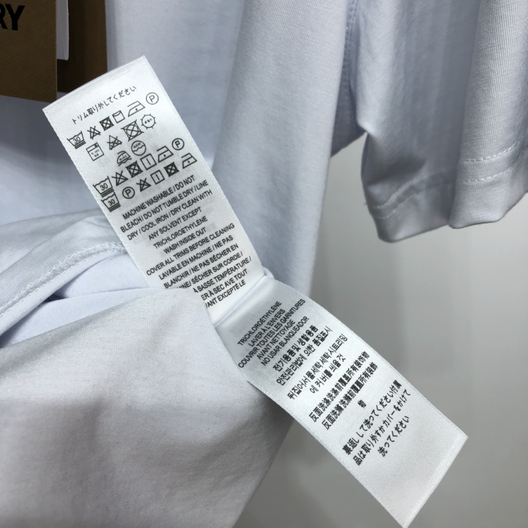 Burberry T-shirt Location Print Cotton Oversized