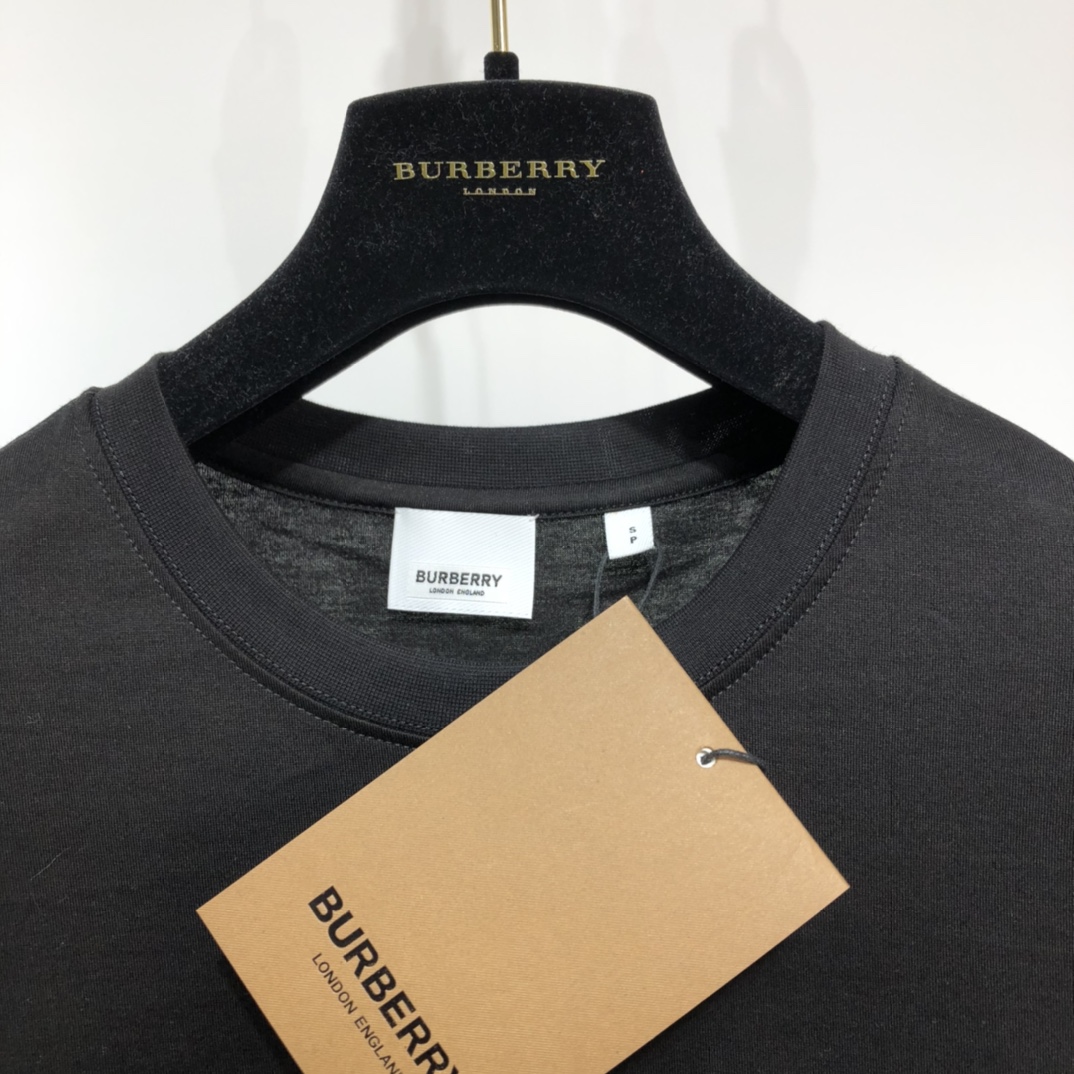 Burberry T-shirt Location Print Cotton Oversized