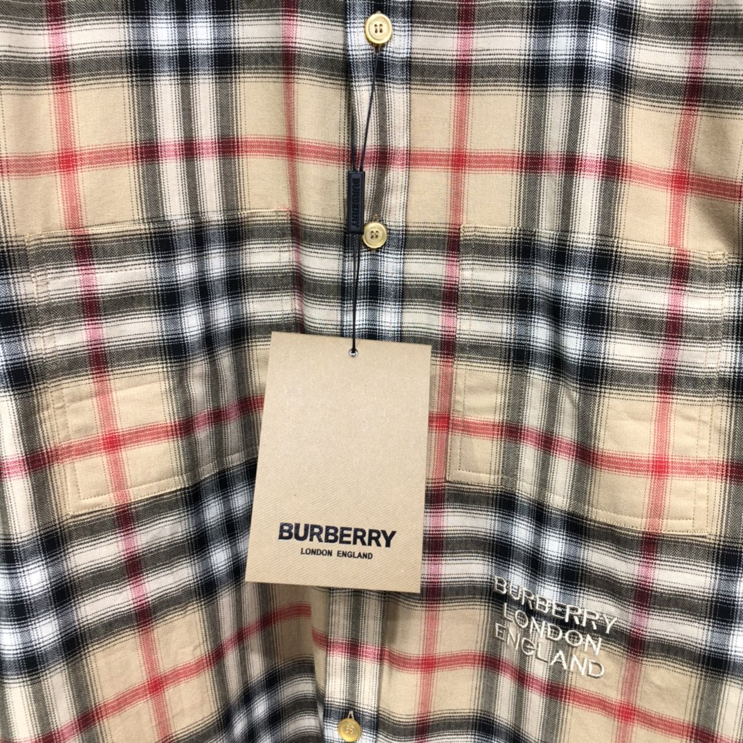 Burberry Shirt Check Cotton Poplin