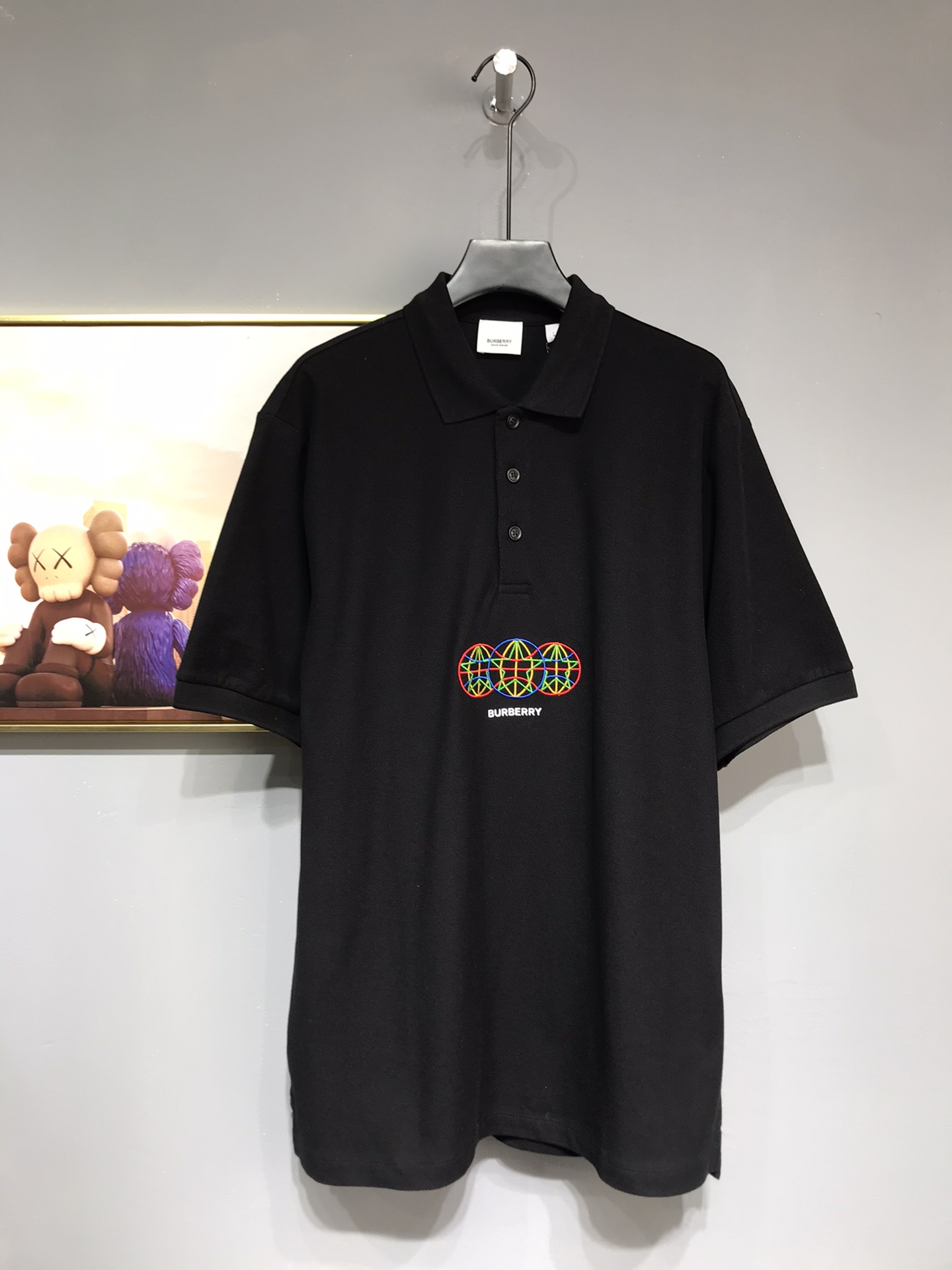 Burberry 2021SS colorful embroidery POLO