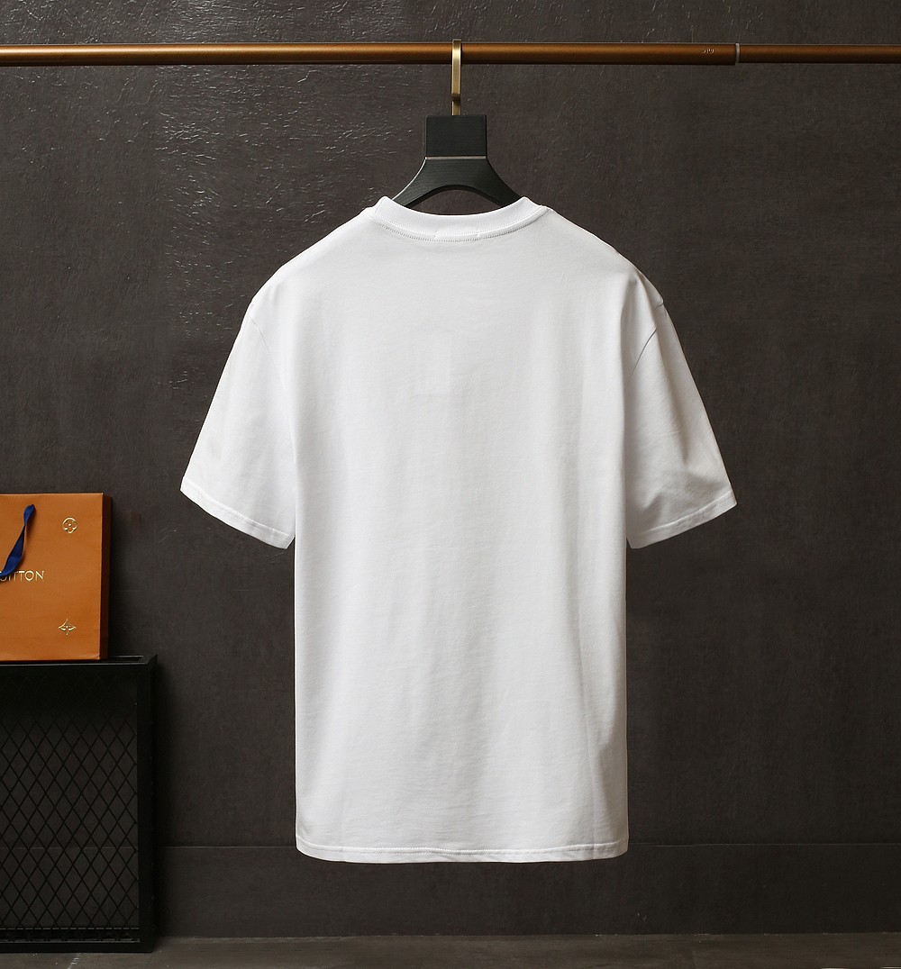 Balenciaga T-Shirt Two Color Ball in White