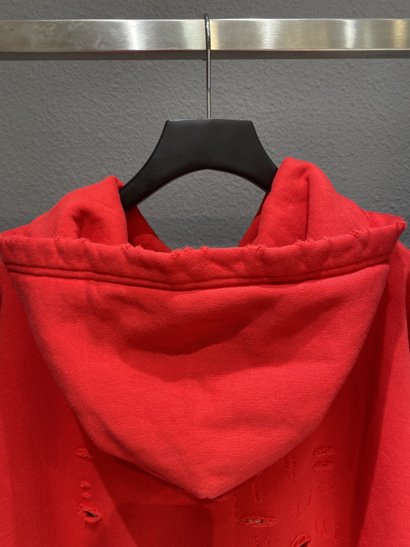 Balenciaga Hoodie Destroyed in Red