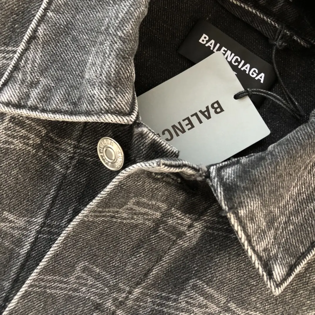 BALENCIAGA 2022SS Denim jacket in black