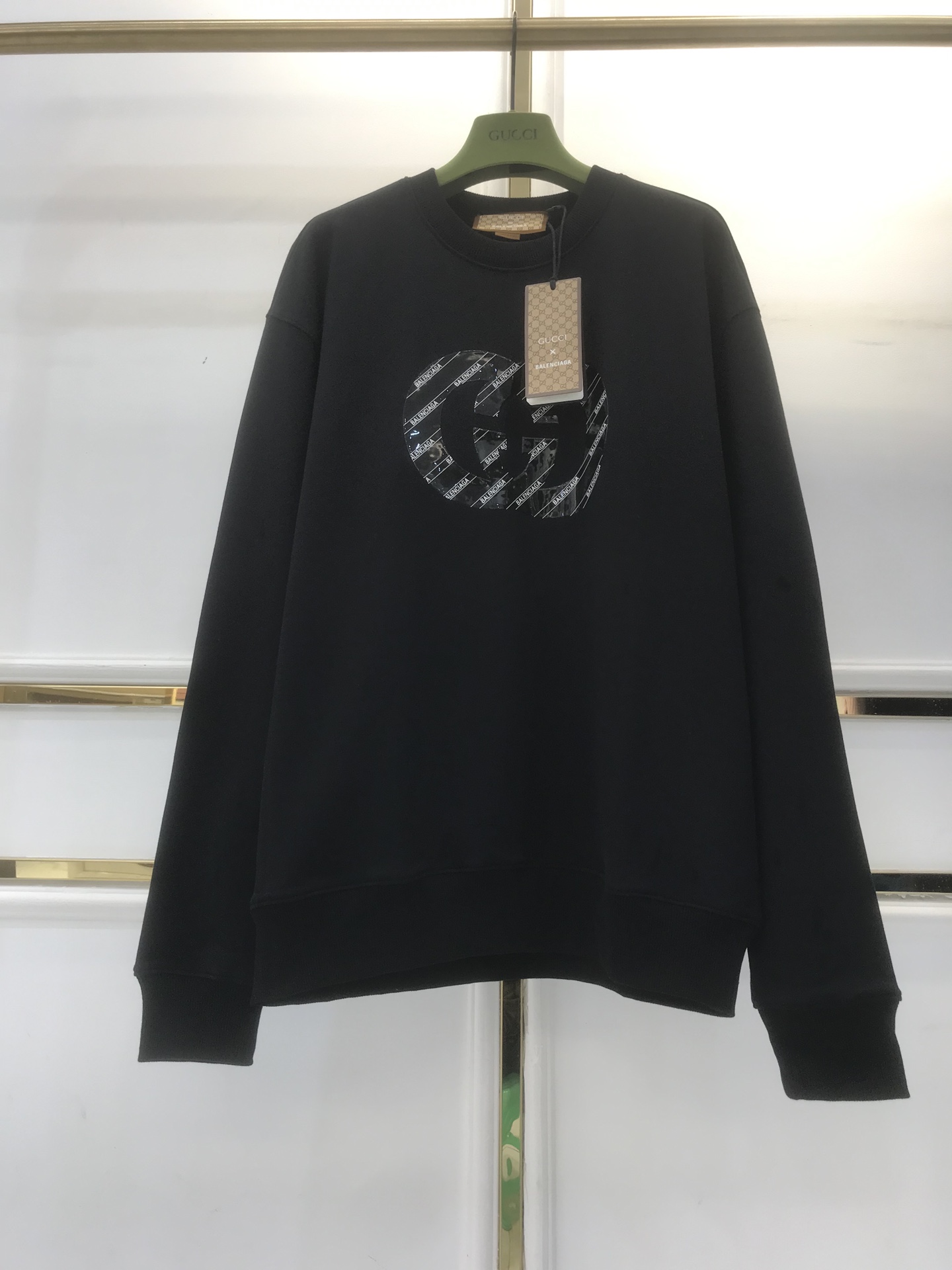 Balenciaga & Gucci Sweatshirt in Black