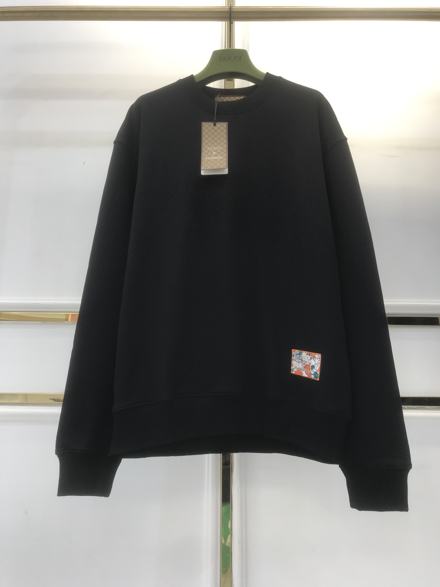 Balenciaga & Gucci Sweatshirt in Black