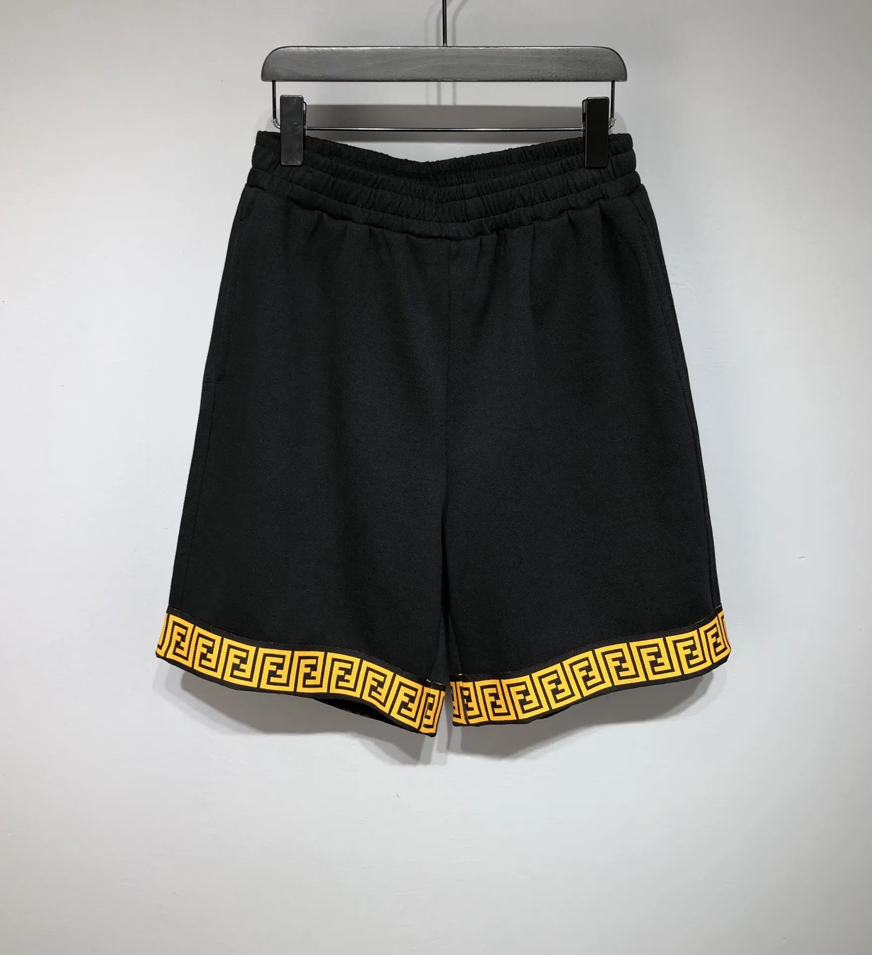 Fendi x Versace 2022SS fashion shorts in black