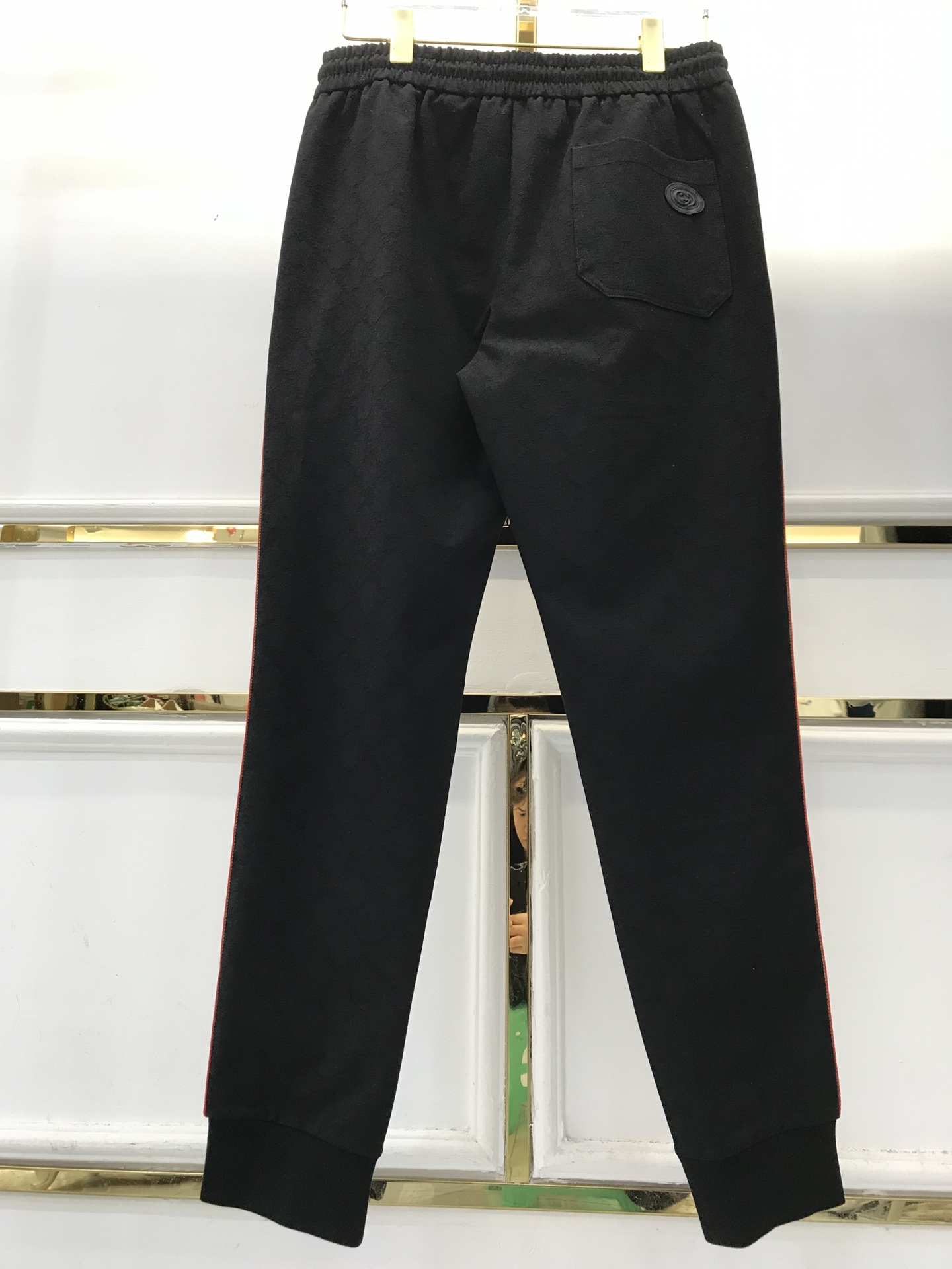 Gucci Pants Wool jersey jogging with Web