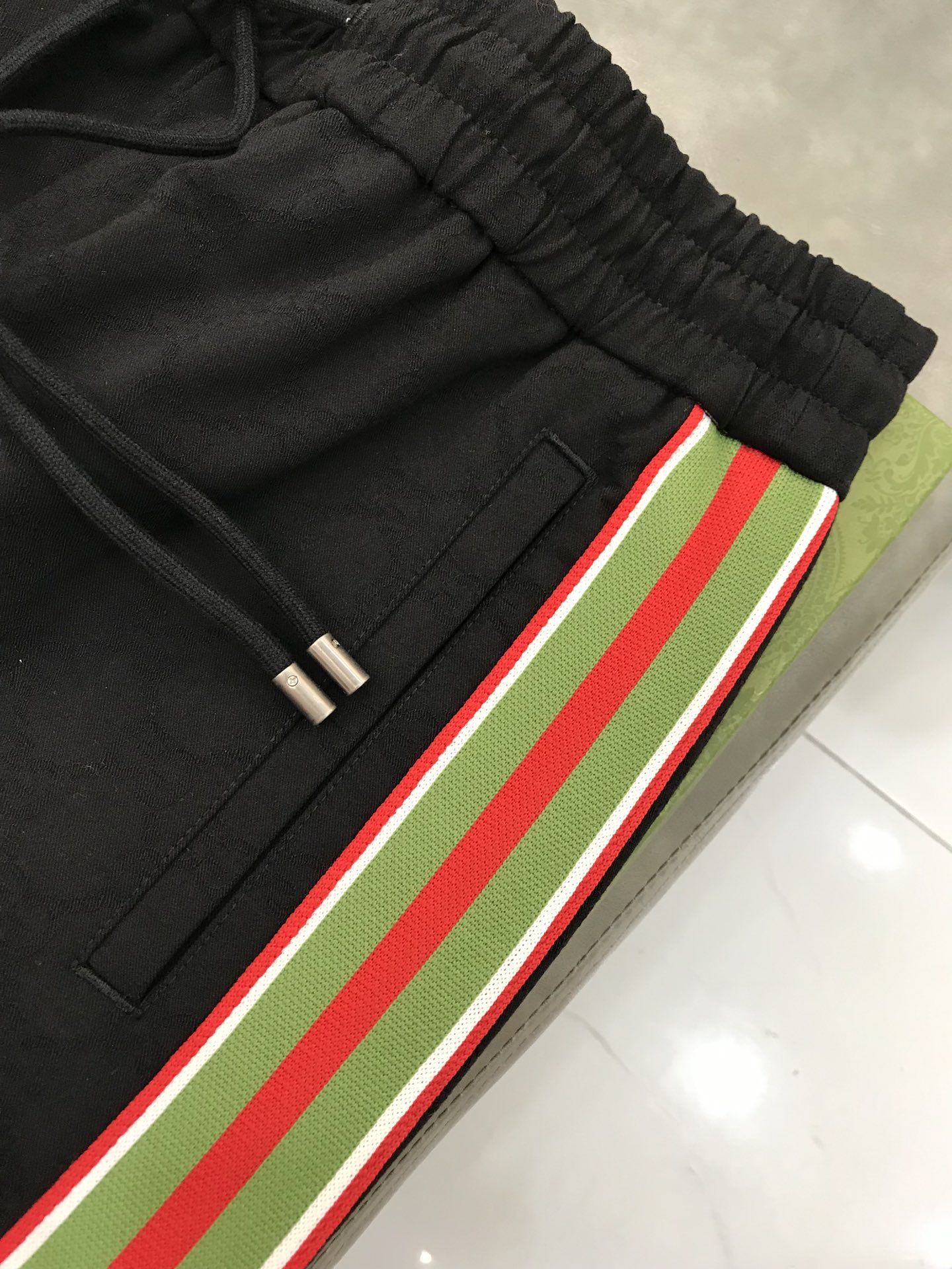 Gucci Pants Wool jersey jogging with Web