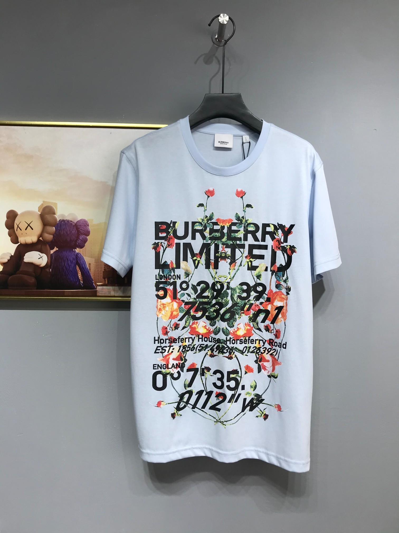 Burberry 2021ss letter printing T-Shirt