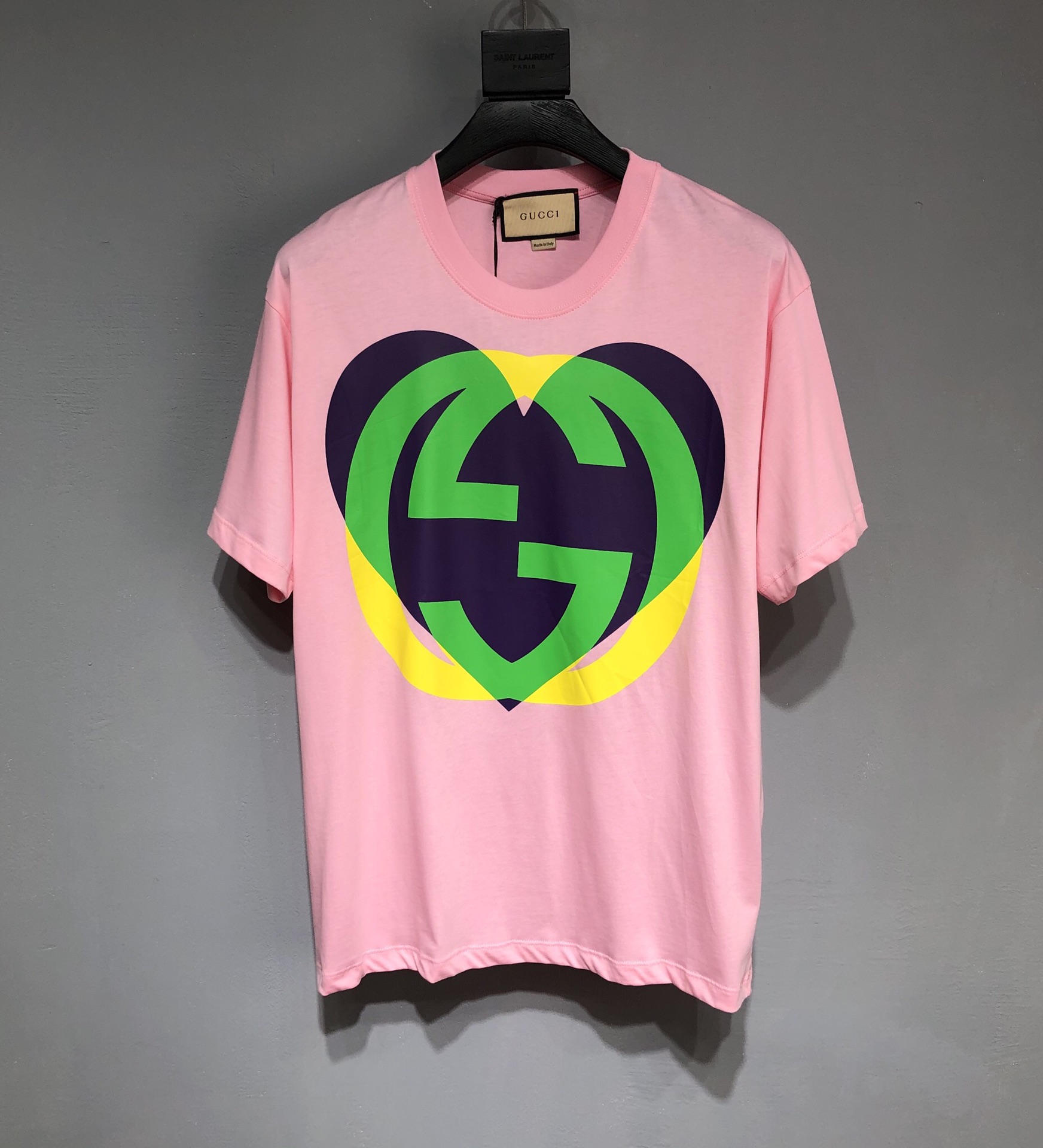 Gucci 2022SS double G heart T-shirt
