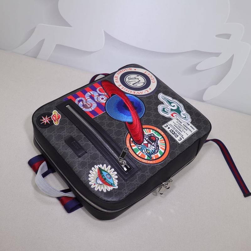Gucci Perfect Quality Supreme Patches Messnger Backpack GC06BM053