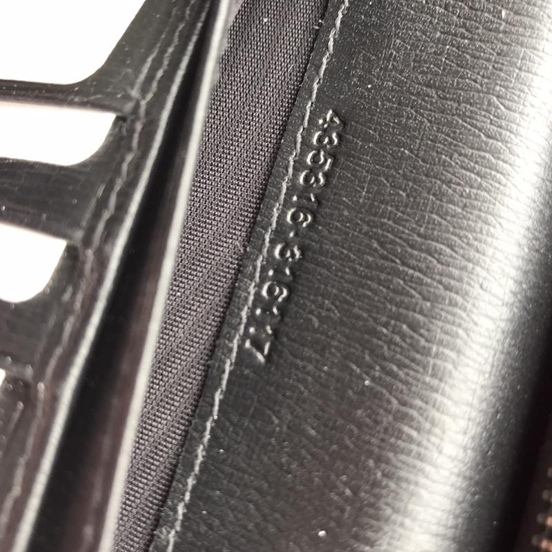 Gucci Perfect Quality plain black leather wallet GC07WM002