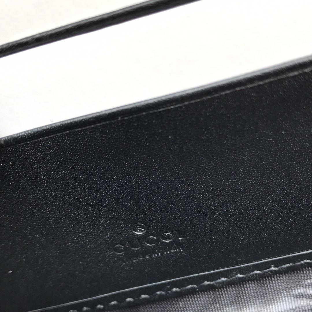 Gucci Perfect Quality large graphite colored snake wallet  GC07WM023