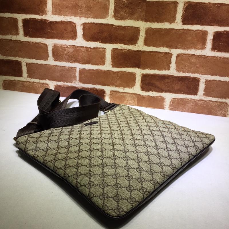 Gucci Perfect Quality flat brown handbag GC06BM045