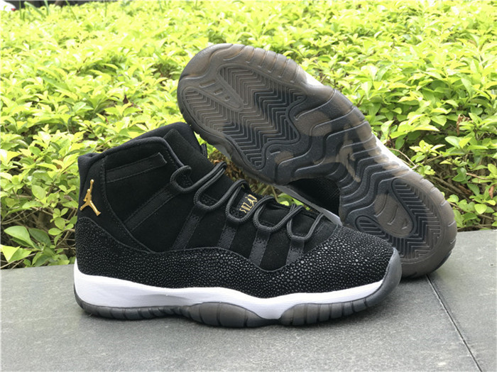 High Quality Air Jordan 11s Prm Heiress Black Stingray Sneakers D6F1B19BE6DB