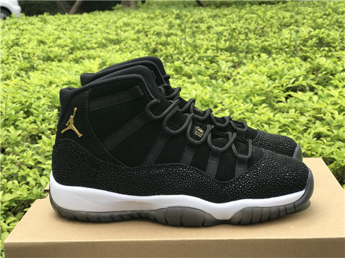 High Quality Air Jordan 11s Prm Heiress Black Stingray Sneakers D6F1B19BE6DB