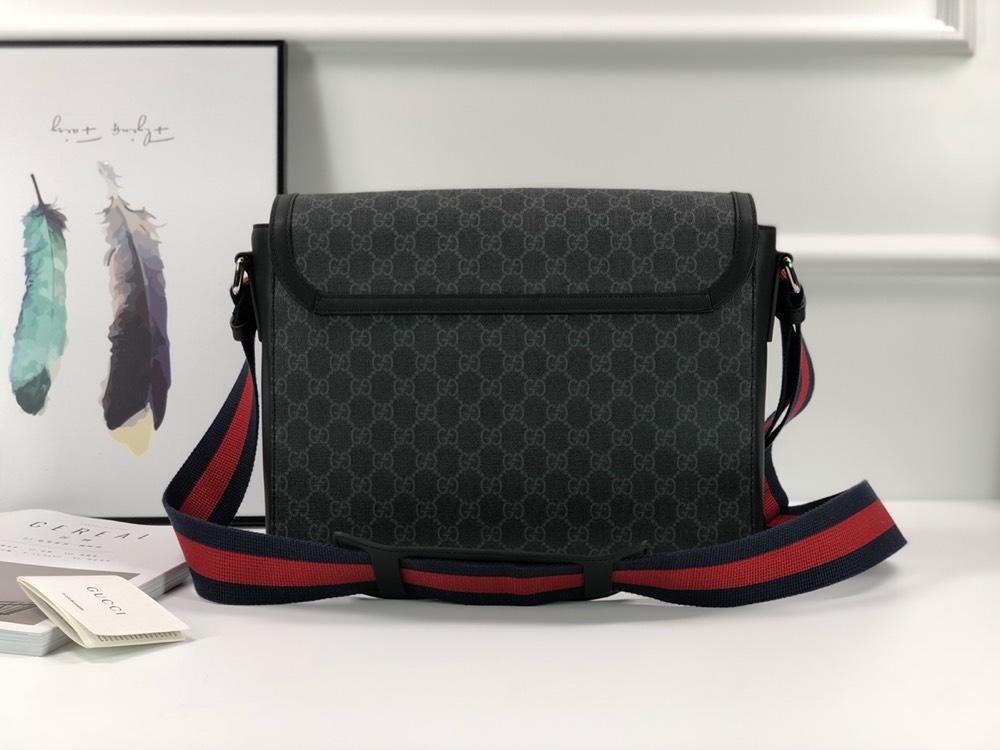 Gucci Perfect Quality cream graphite black shoulder bag GC06BM050