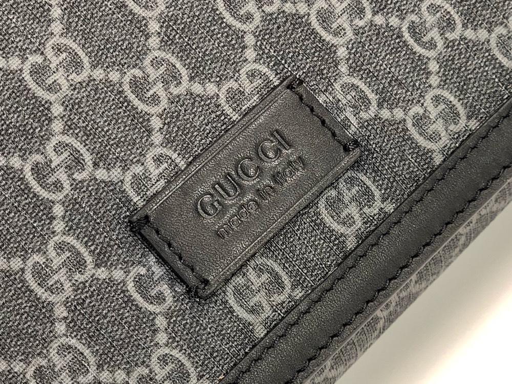 Gucci Perfect Quality cream graphite black shoulder bag GC06BM050