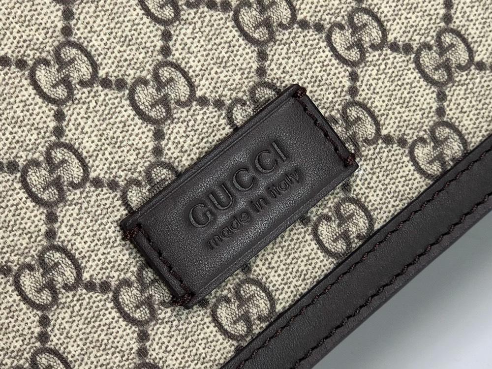 Gucci Perfect Quality cream brown flap shoulder bag GC06BM049