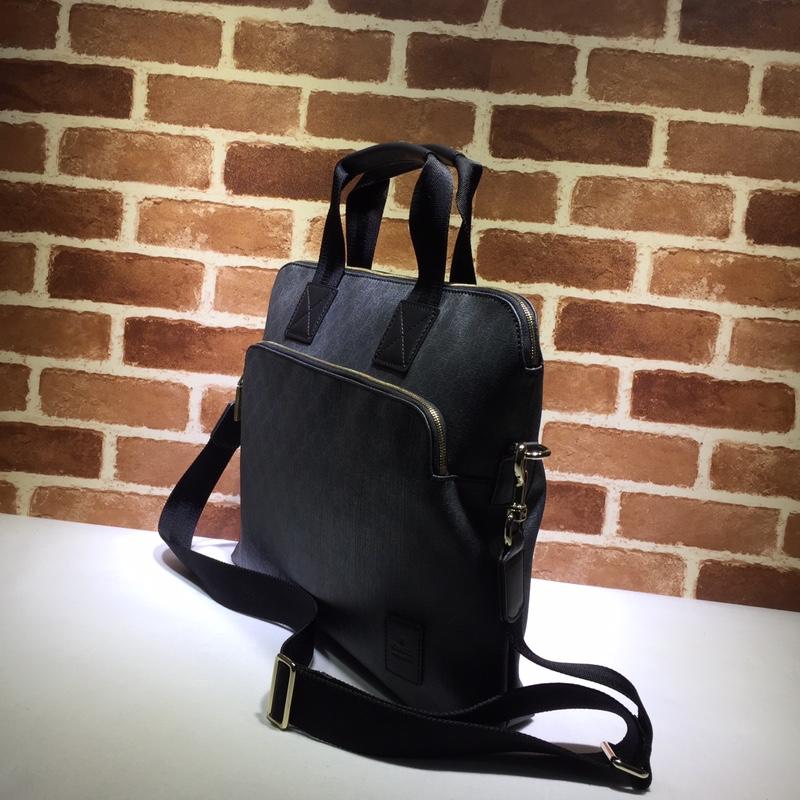 Gucci Perfect Quality canvas black dual carrier option bag GC06BM088