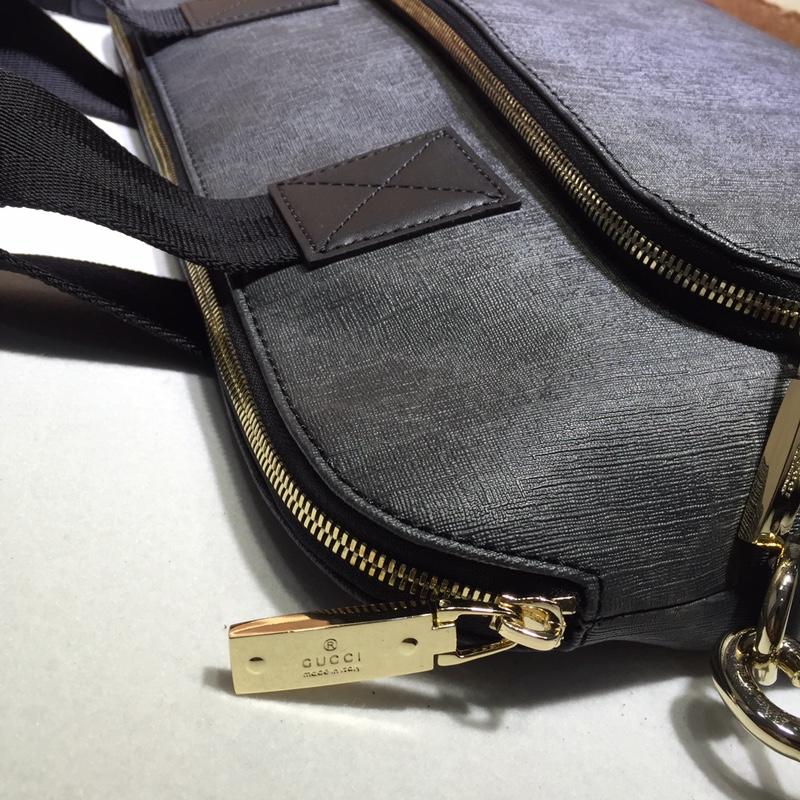 Gucci Perfect Quality canvas black dual carrier option bag GC06BM088
