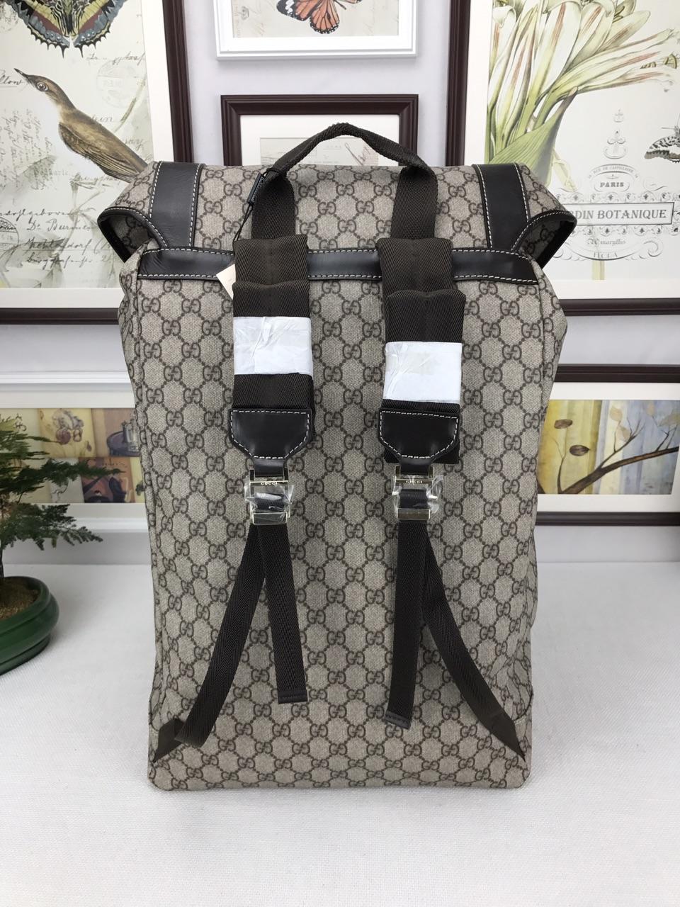 Gucci Perfect Quality brown wide top back pack GC06BM111